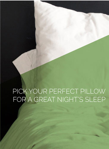 Pick Your Perfect Pillow For a Great Night's Sleep